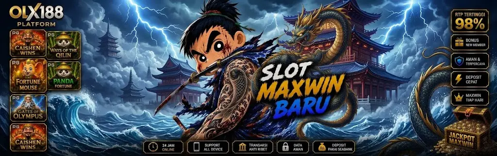 Banner promo slot gacor OLX188 dengan game slot online populer